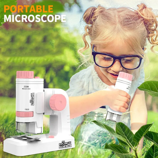 Mini Microscope de Poche pour Enfant